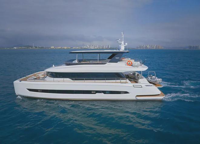 九游娱乐：重磅：海星多款明星游艇将亮相2024戛纳游艇节(图4)