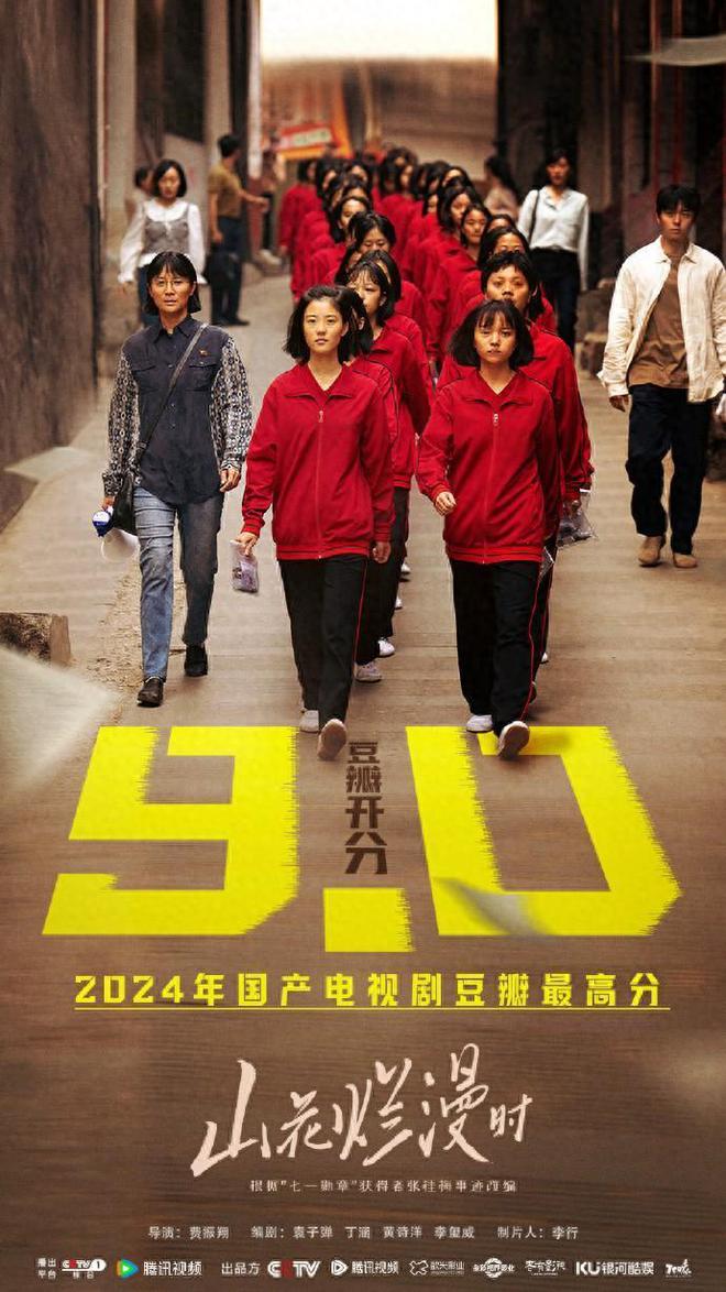 九游娱乐：2024豆瓣高分剧排行榜《繁花》第3《山花烂漫时》9分高居第1(图2)