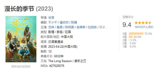 给近10年最好的悬疑剧《漫长的季节》只排第2第1名没争议(图14)