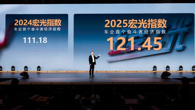 九游娱乐：重磅！荣光EV亮相五菱红标全面新能源时代开启(图8)