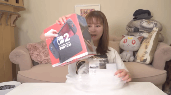 中川翔子发Switch2开箱被质疑：一眼黄牛出品！(图2)