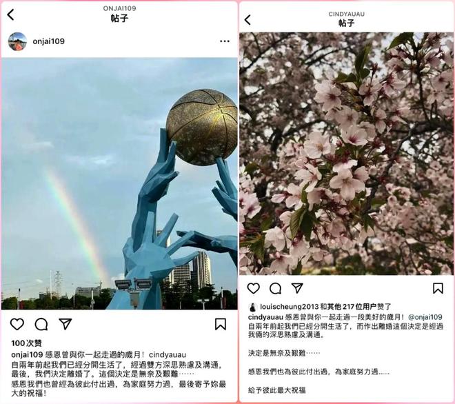 九游娱乐文化：2024年官宣分开的明星：有结婚32年72岁离婚也有官宣71天后分手(图4)