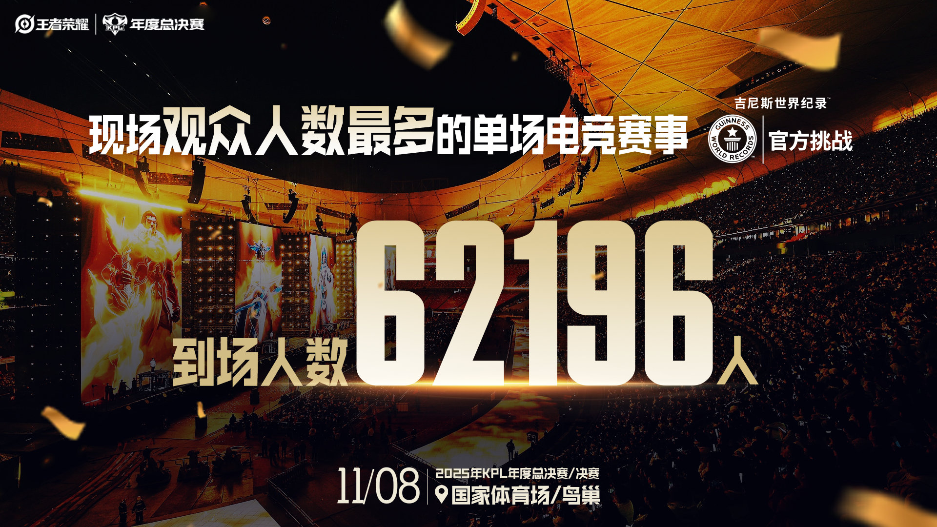 王者荣耀KPL年度总决赛走进国家体育场：