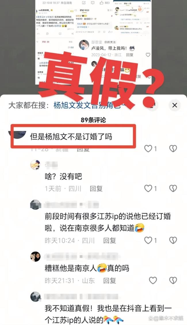 杨旭文陈若琳订婚传闻引发热议(图2)