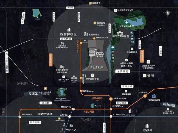 九游娱乐文化：【新春笋盘】合肥招商奥体公园售楼部发布：城市更新地标焕新主城生活版图(图3)