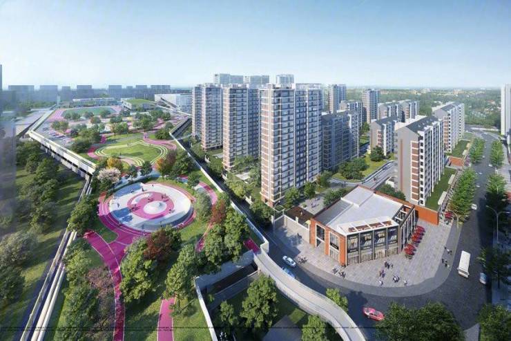 九游娱乐文化：【新春笋盘】合肥招商奥体公园售楼部发布：城市更新地标焕新主城生活版图(图4)